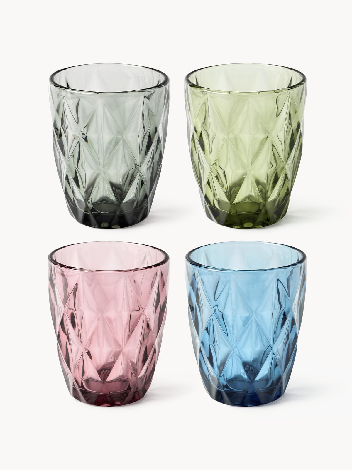 Colorado Tumblers with Textured Pattern, Set of 4