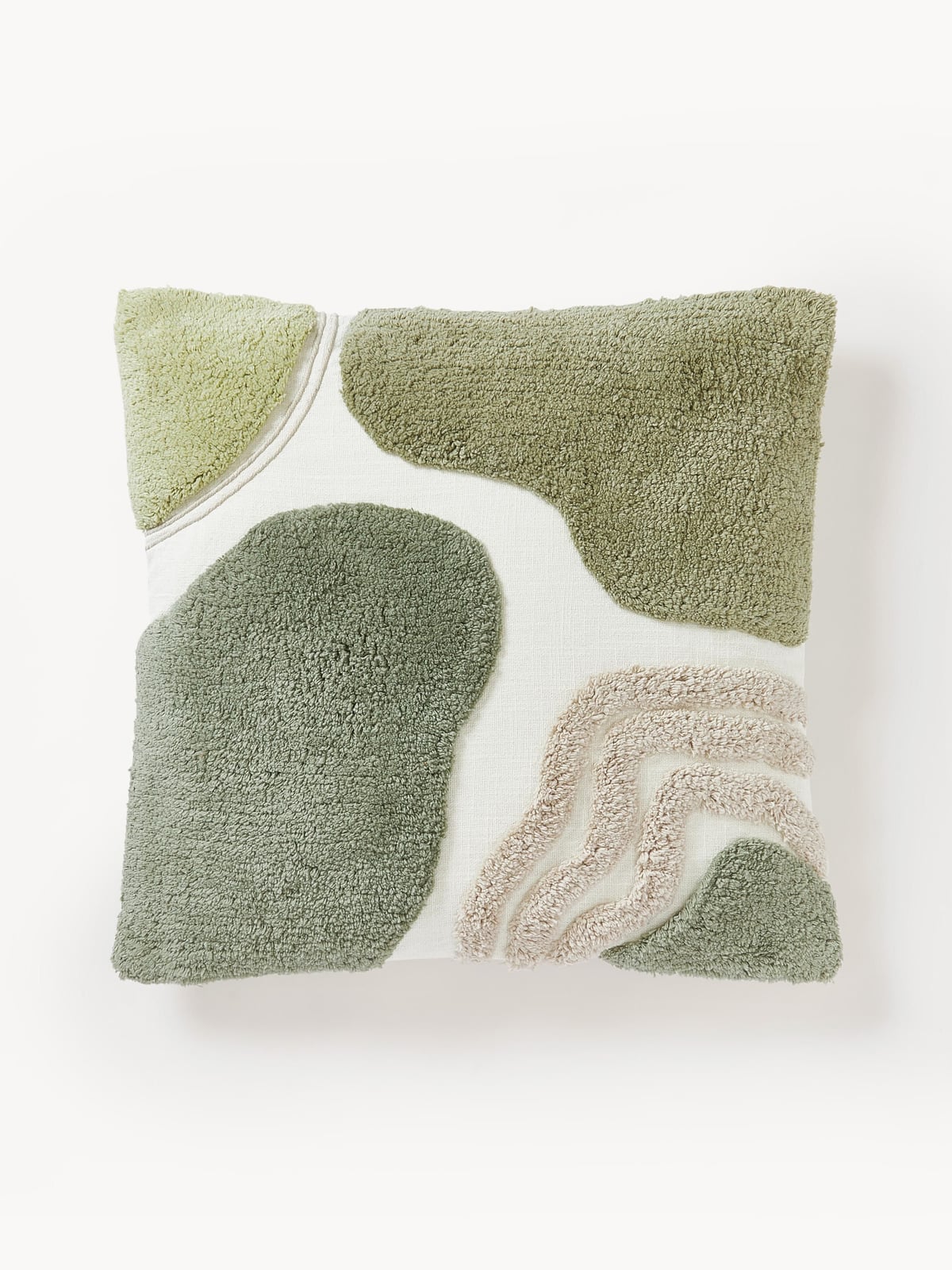 Coraline Hand-Tufted Cushion Cover with Decorations