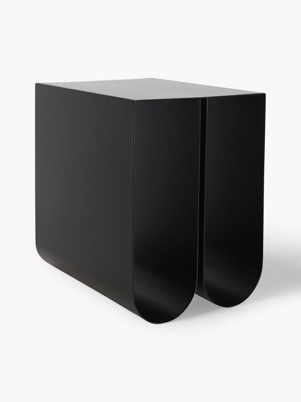 Curved Metal Side Table