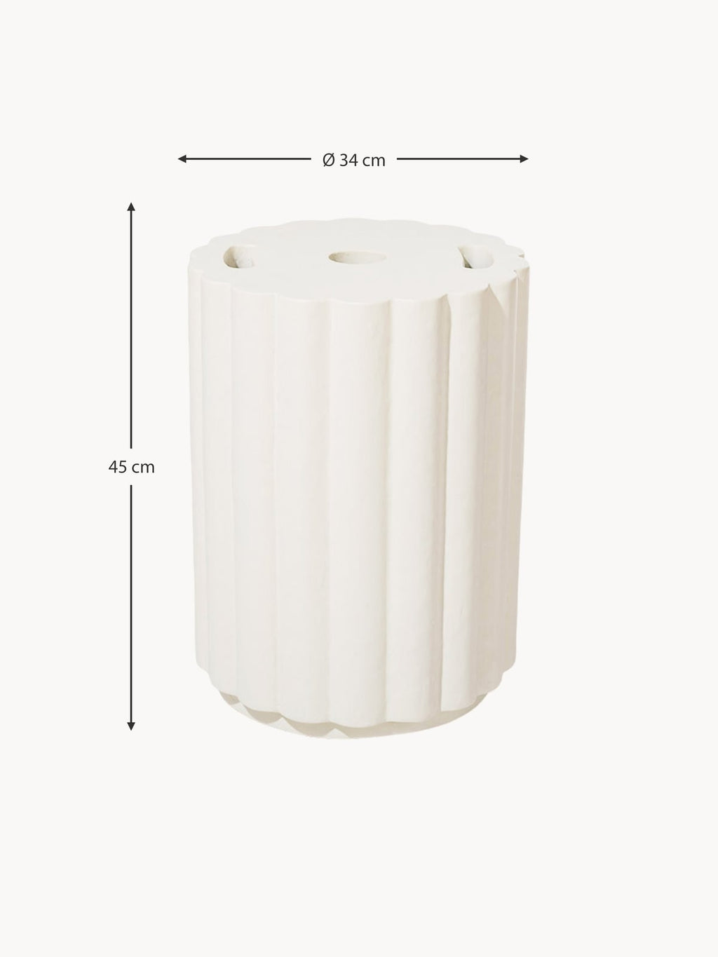 Daisy Outdoor Round Stool