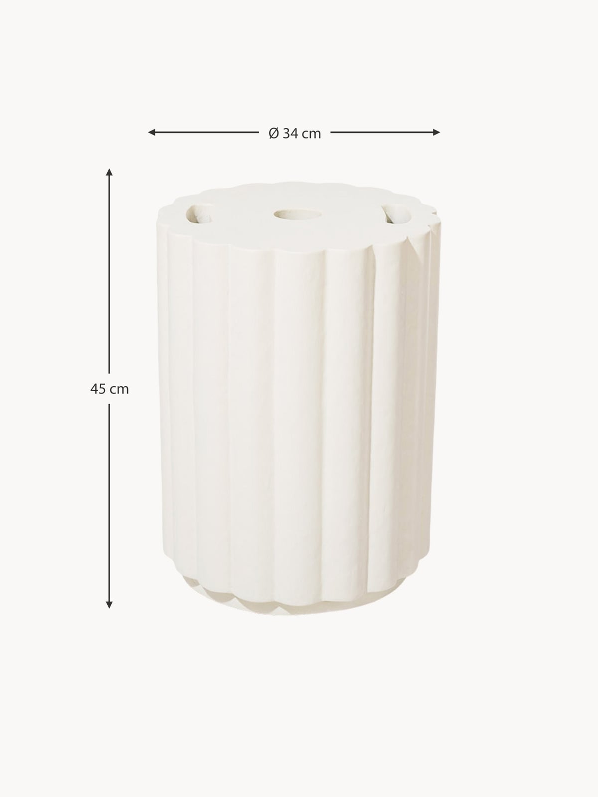 Daisy Outdoor Round Stool