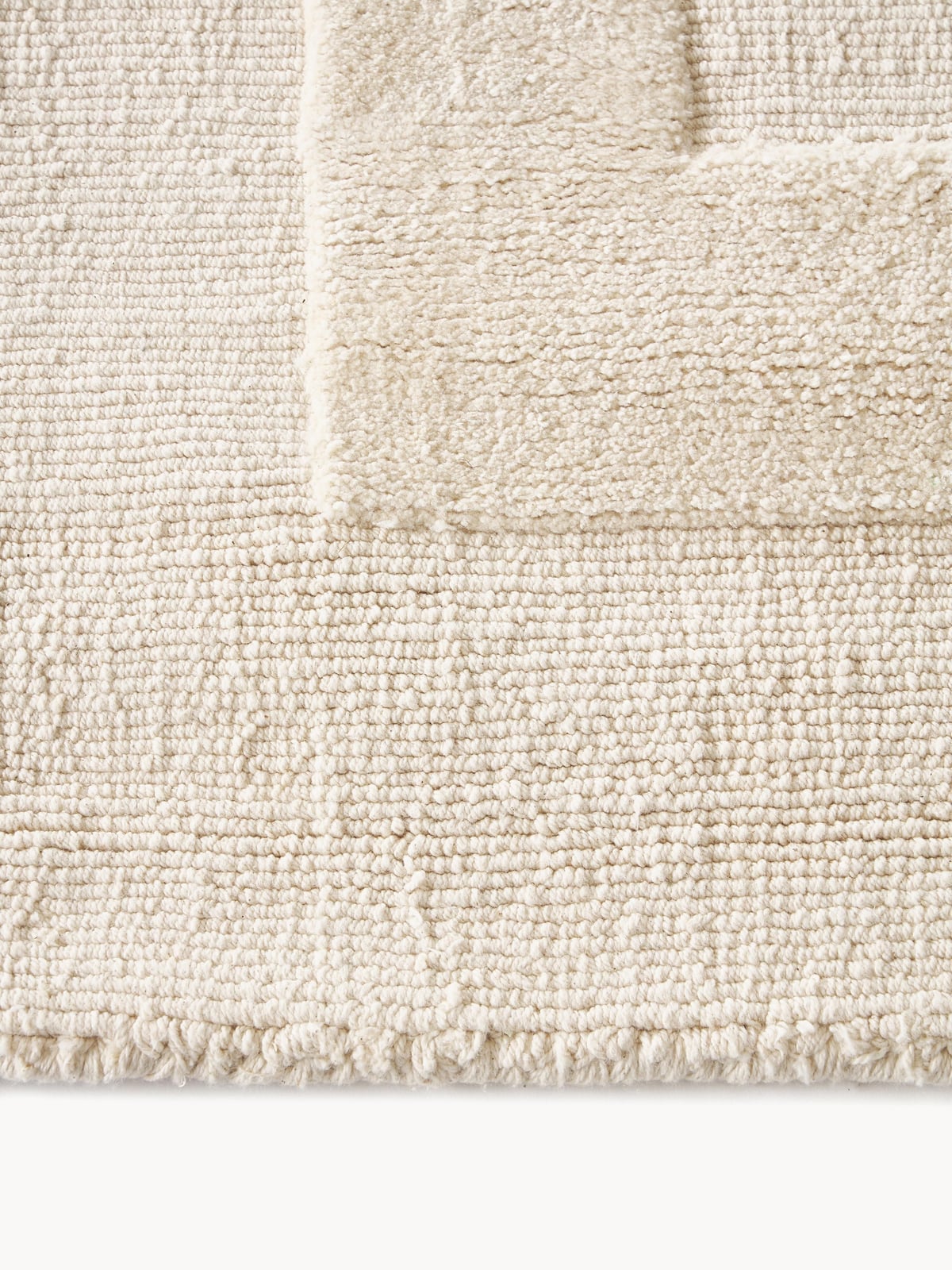 Dania Hand-Woven High-Low Cotton Rug