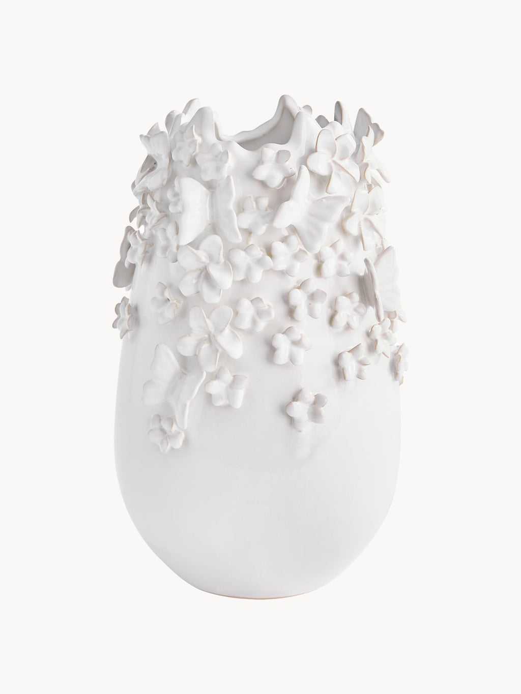 Daphne Vase with 3D Decoration, H 35 cm