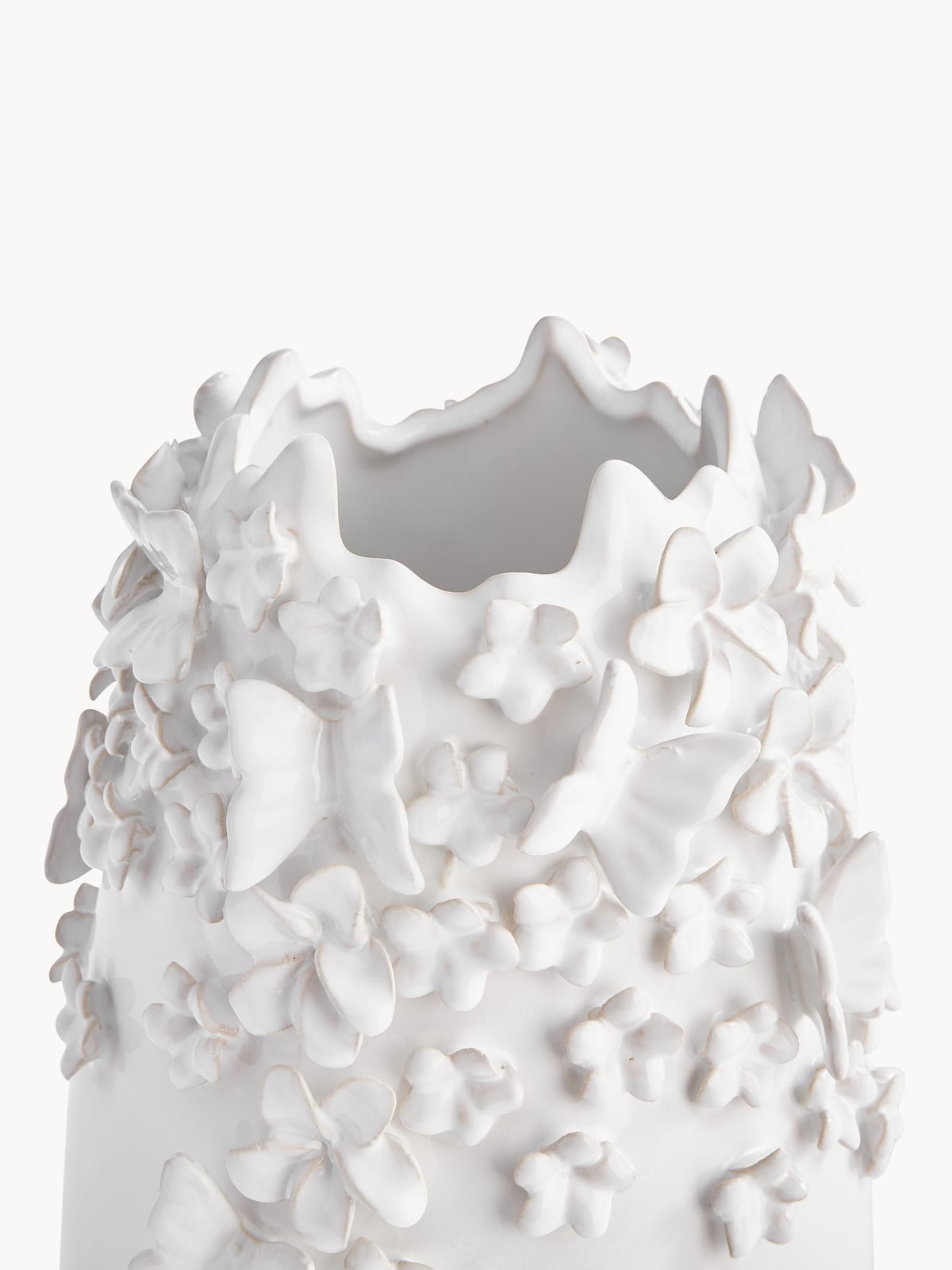 Daphne Vase with 3D Decoration, H 35 cm