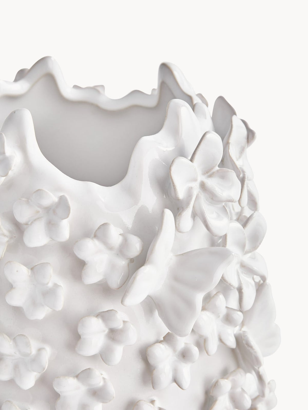 Daphne Vase with 3D Decoration, H 35 cm