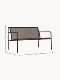 Dapple Steel Garden Sofa (2-seater)