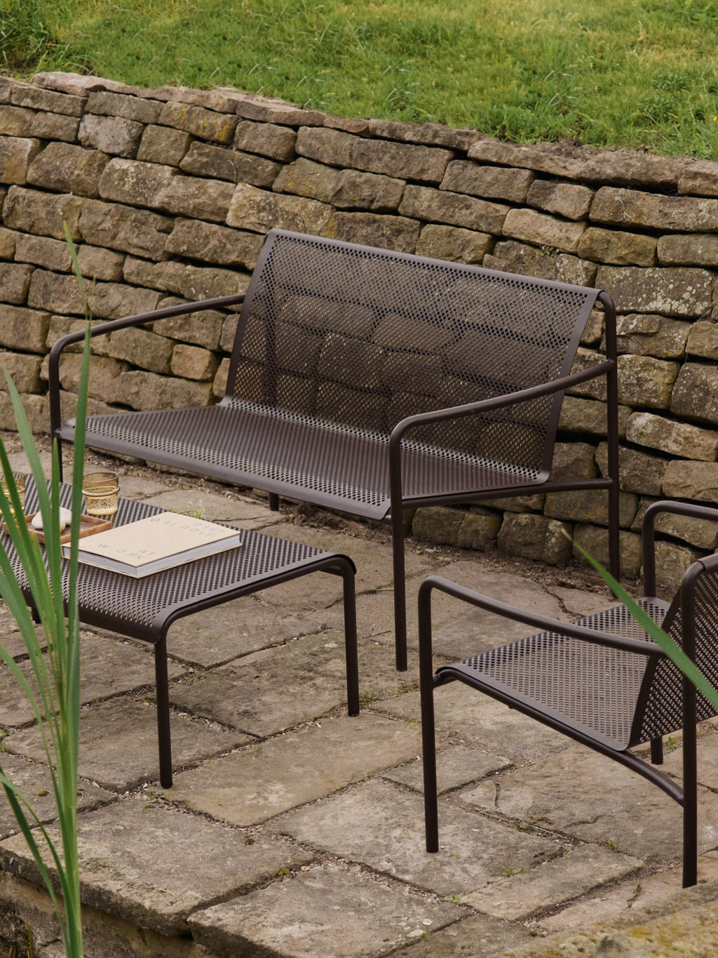 Dapple Steel Garden Sofa (2-seater)