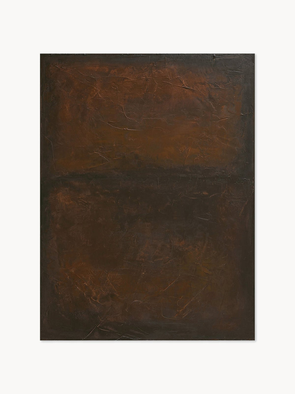 Dark Hand-Painted Canvas Art After