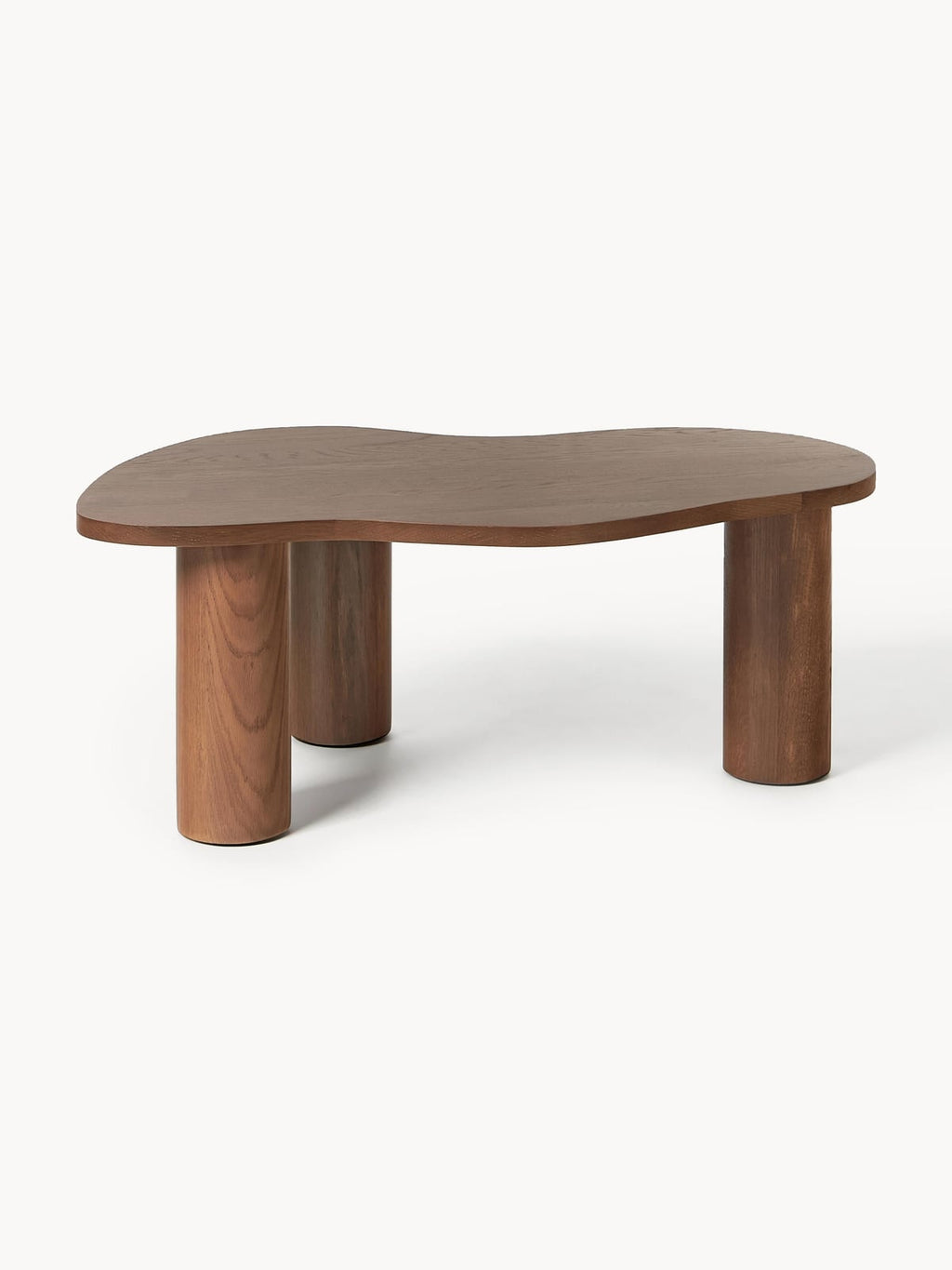 Didi Oak Wood Coffee Table in Organic Shape