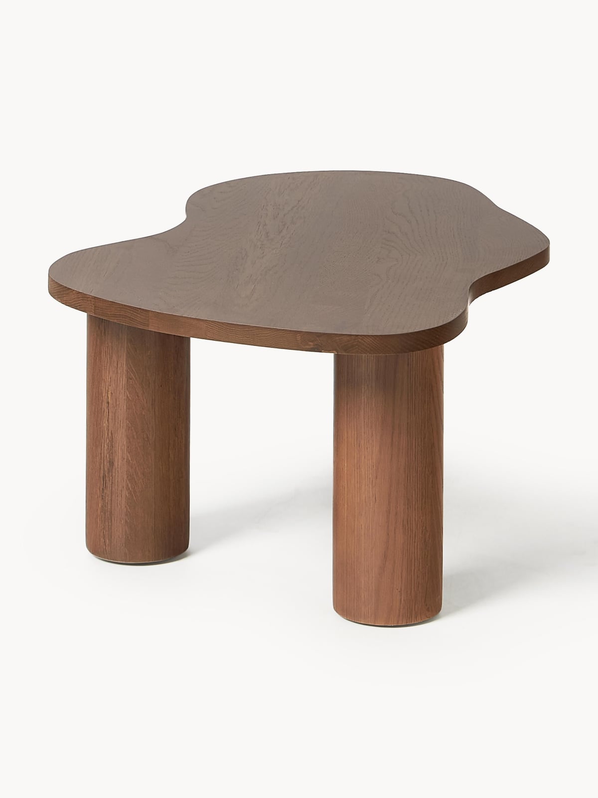 Didi Oak Wood Coffee Table in Organic Shape