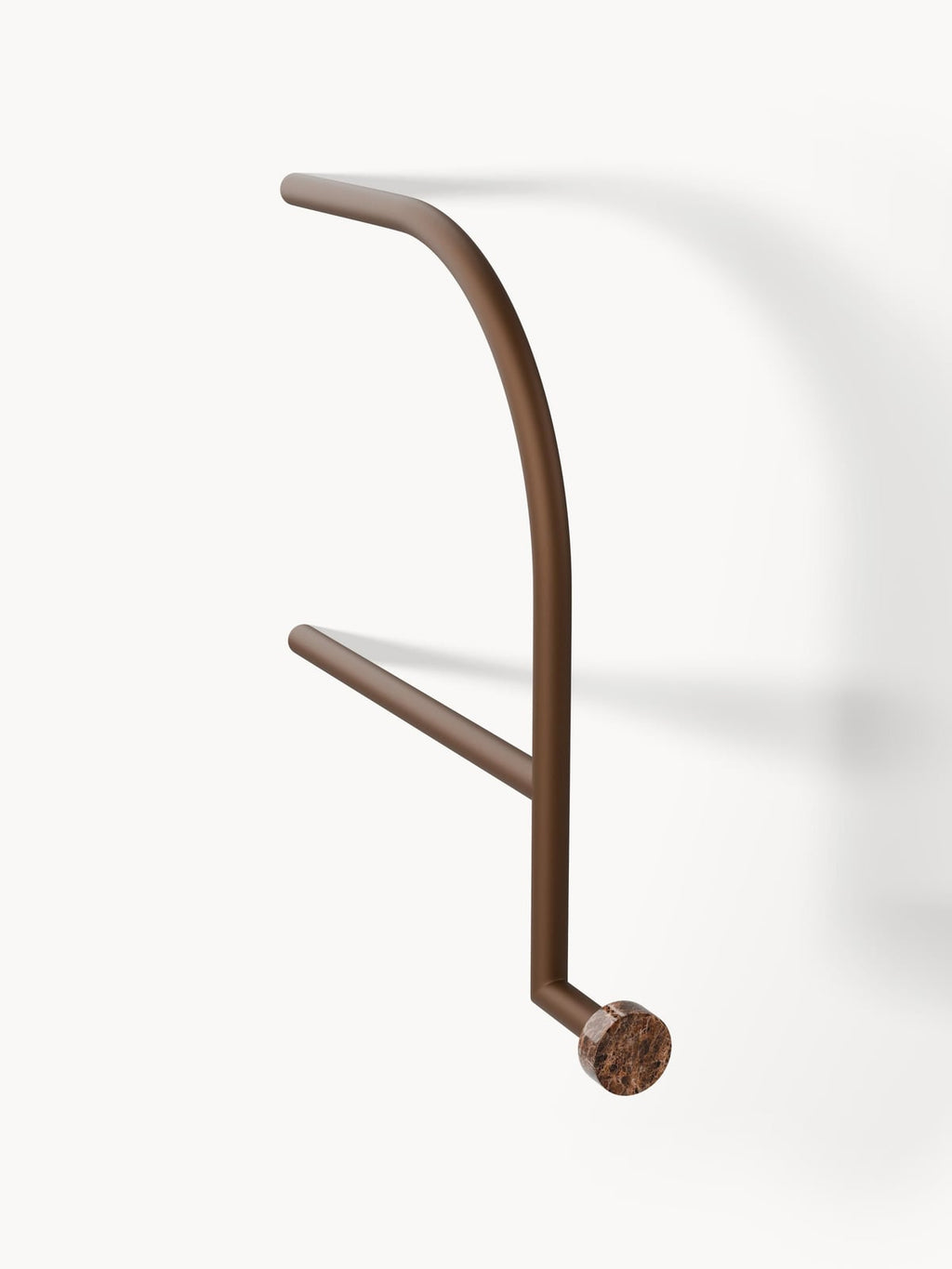 Disa Wall-Mounted Coat Rack with Marble Hooks