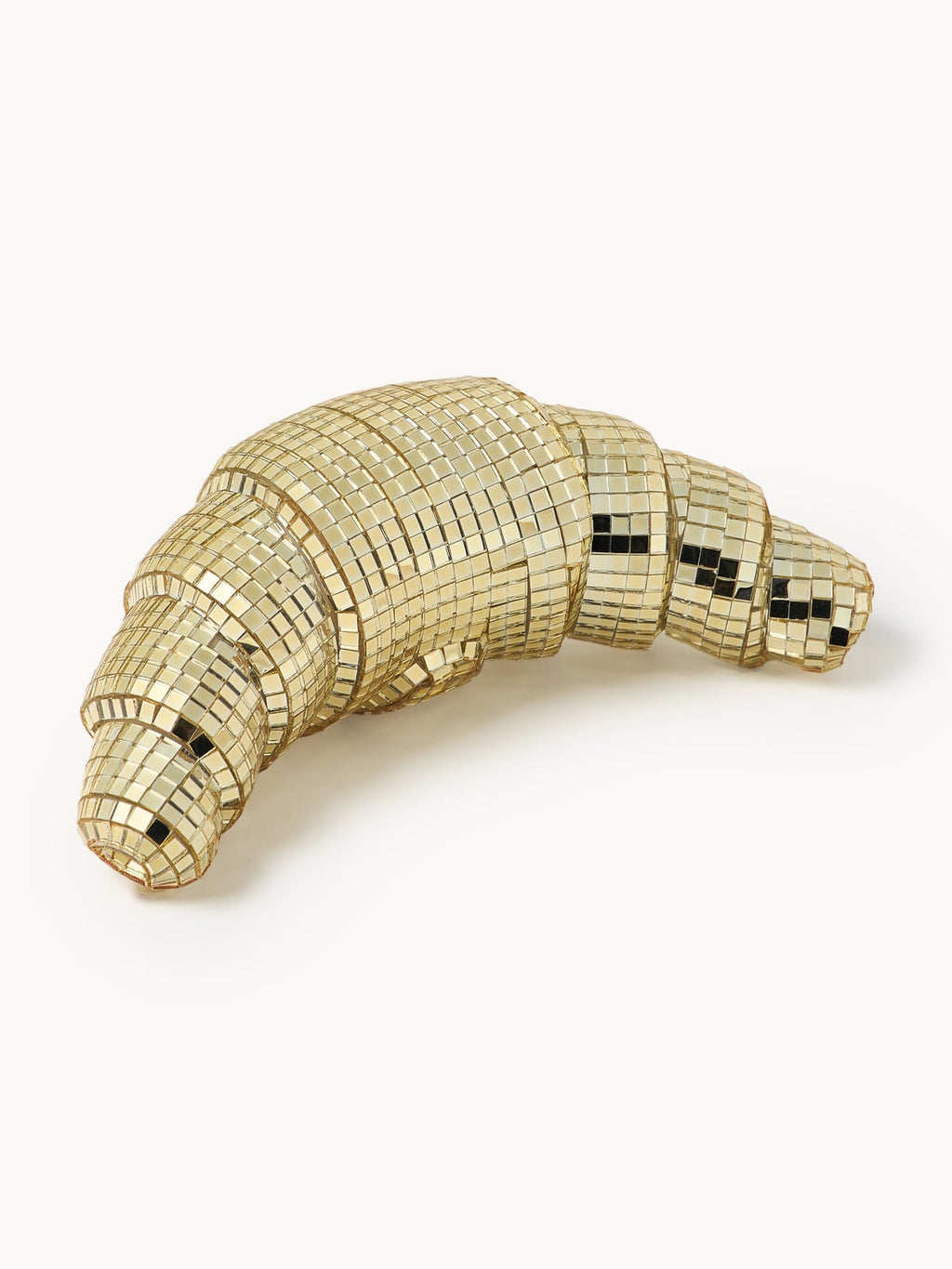 Disco Croissant Glittering Decorative Object