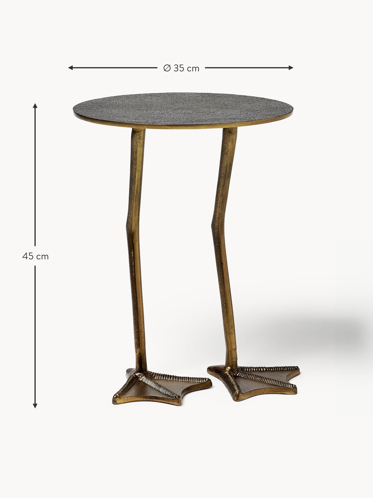 Duck Decorative Metal Side Table