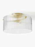 Emmi Ribbed Glass Ceiling Lamp