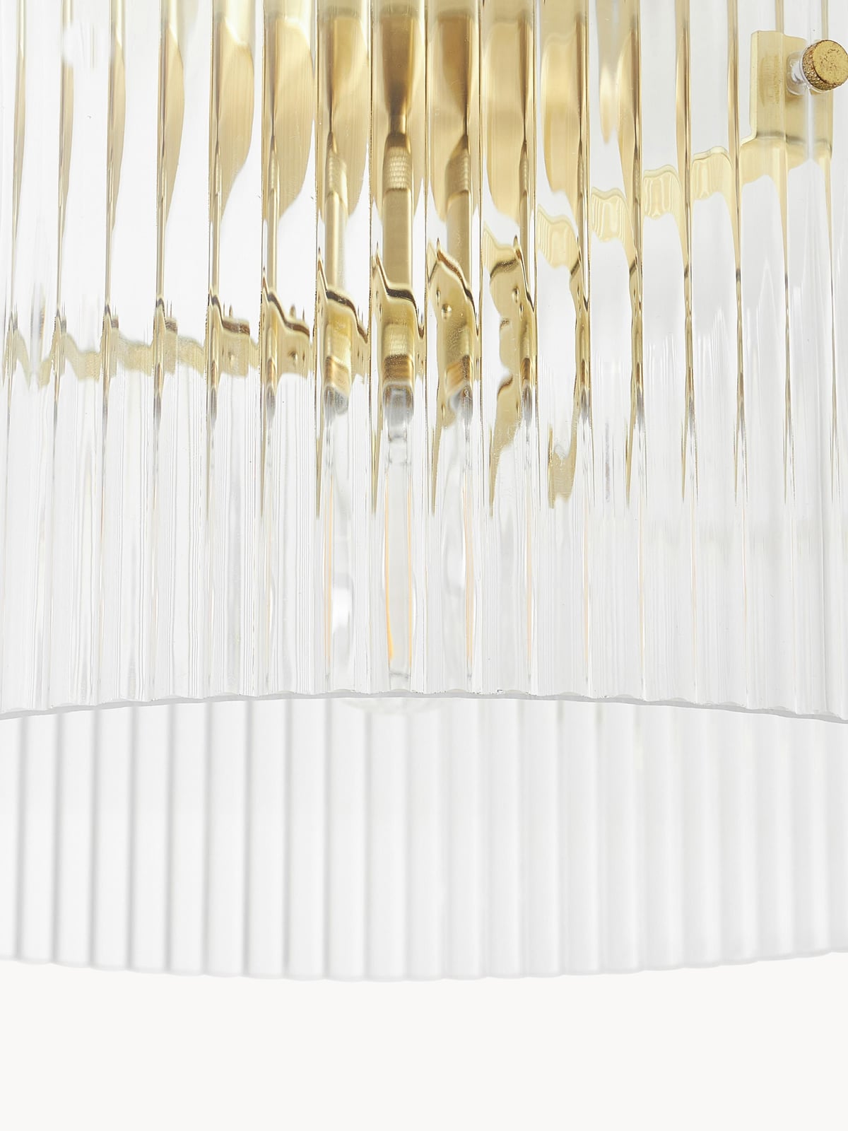 Emmi Ribbed Glass Ceiling Lamp