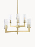 Emmi Ribbed Glass Chandelier