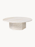 Epic Round Travertine Coffee Table