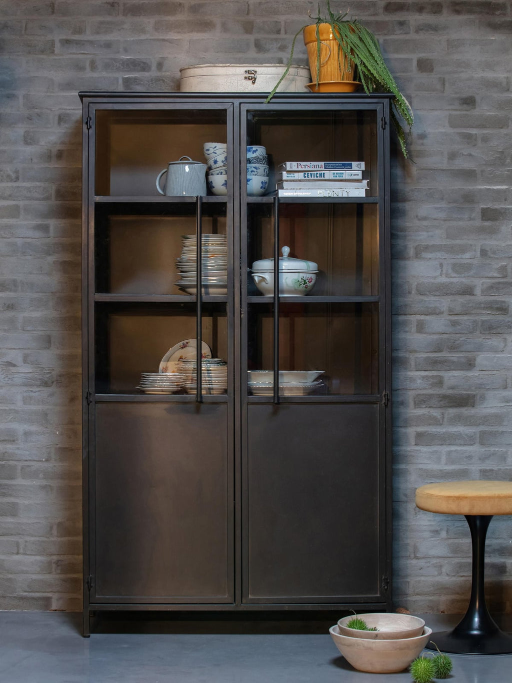 Exhibit Metal Display Cabinet