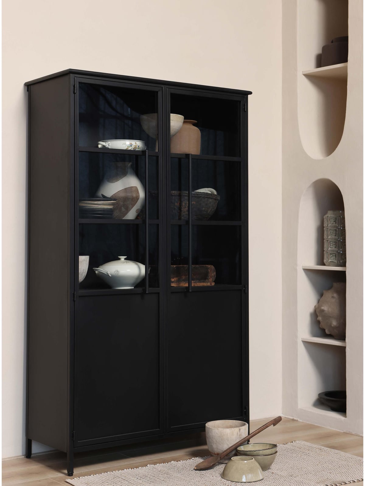 Exhibit Metal Display Cabinet