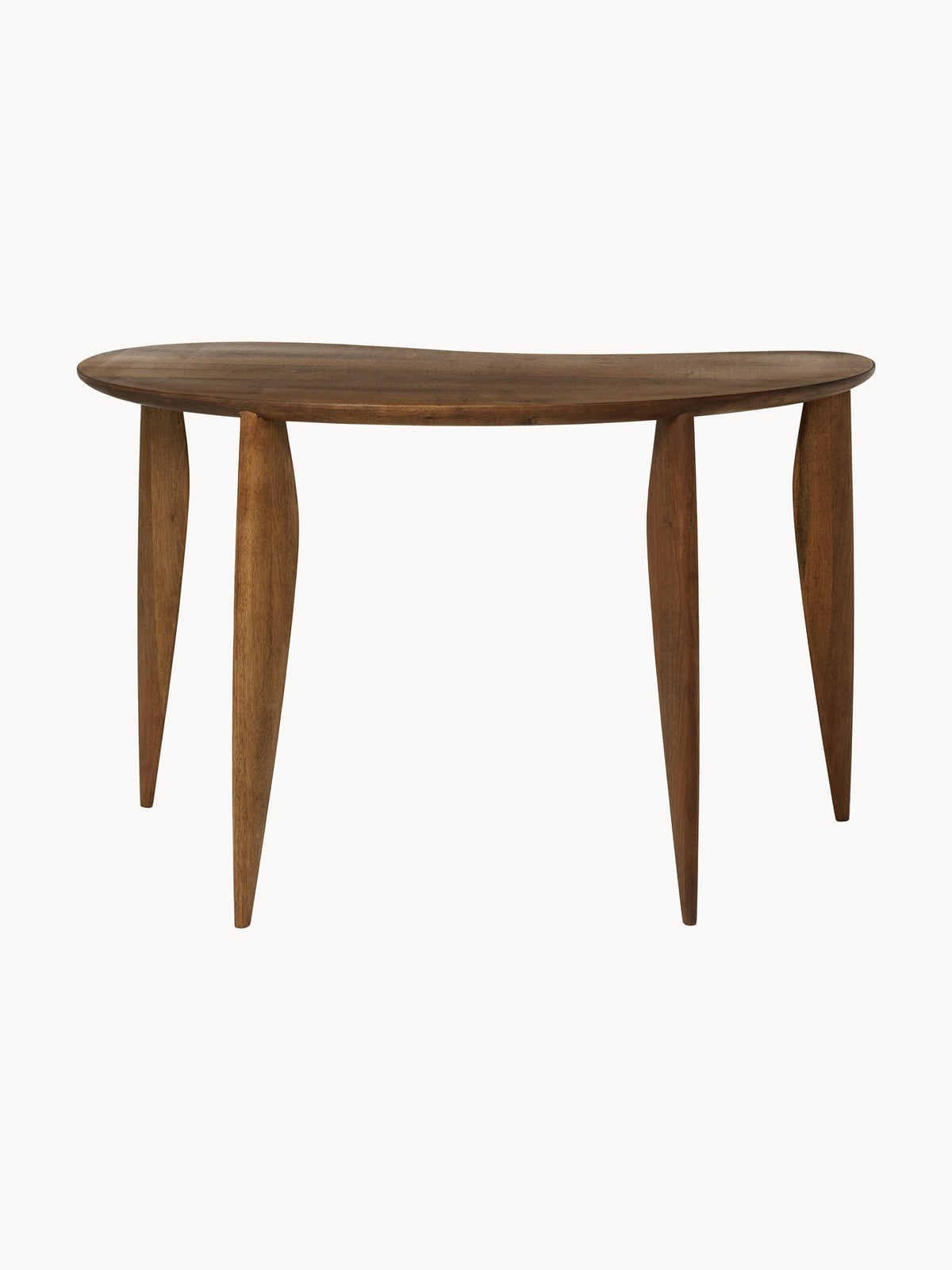 Feve Walnut Wood Desk in Organic Shape