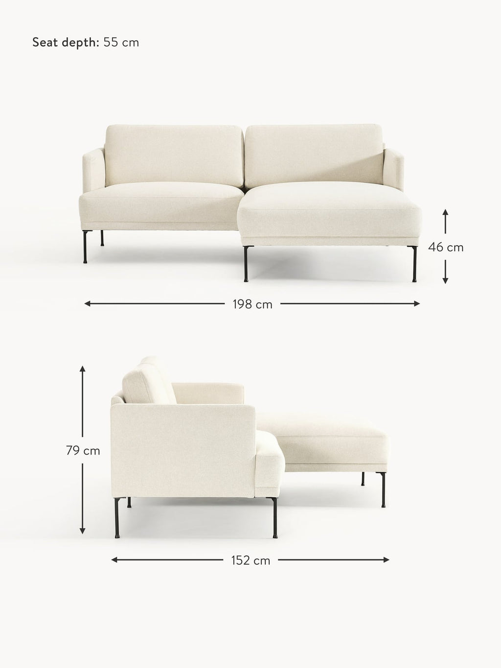 Fluente Small Corner Sofa