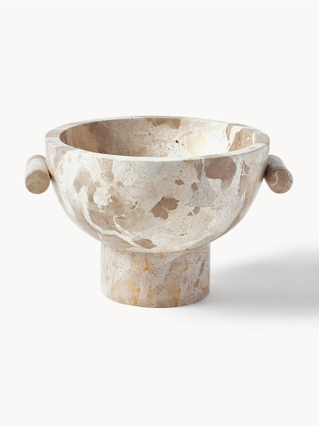 Fossil Marble Decorative Bowl, H 15 cm