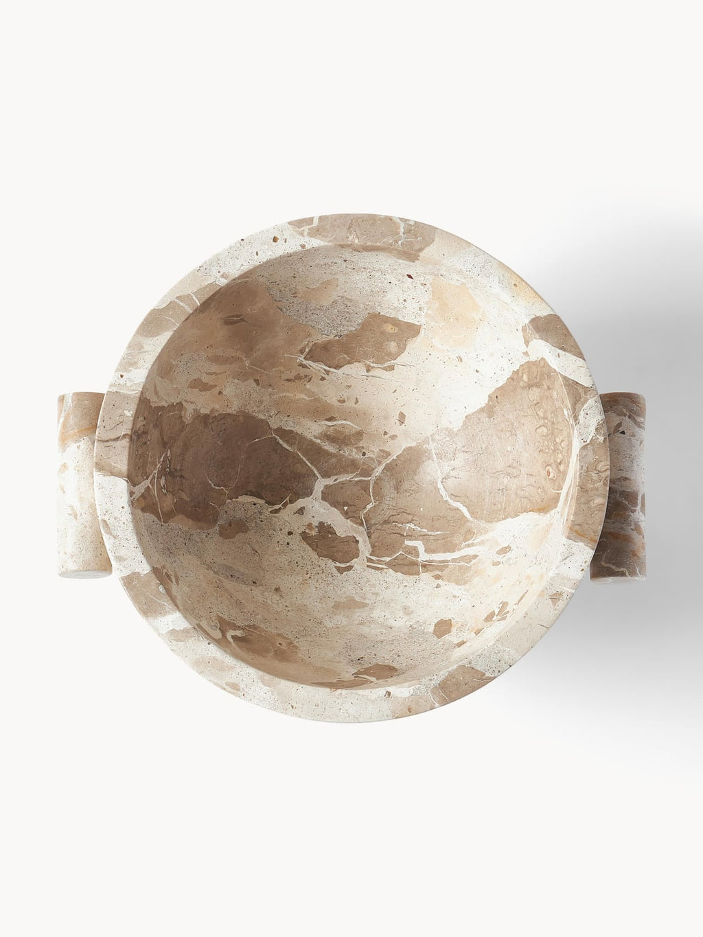 Fossil Marble Decorative Bowl, H 15 cm