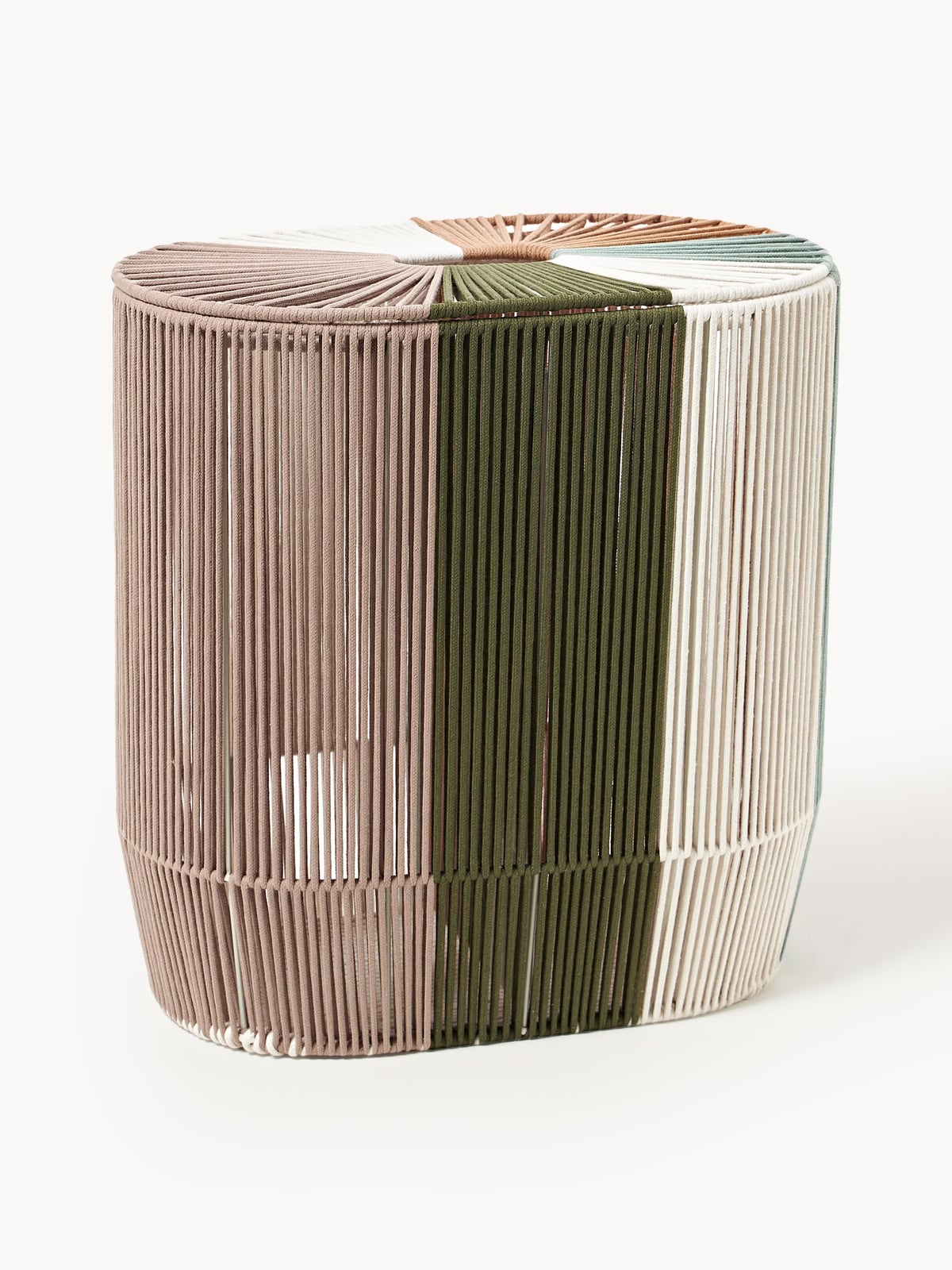 Gabe Handwoven Double Laundry Basket in Rope