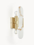 Galene Marble Effect Wall Lamp
