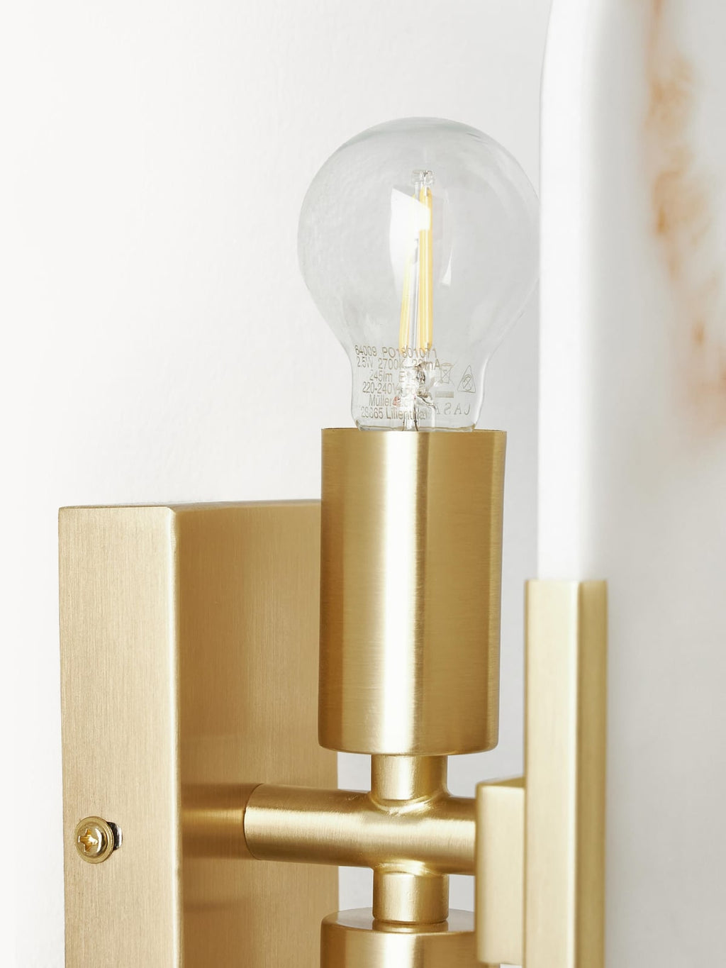 Galene Marble Effect Wall Lamp