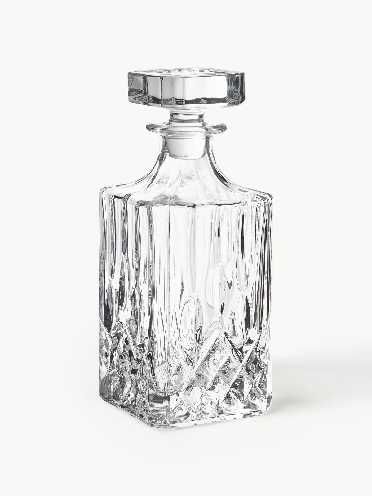 George Whisky Set with Embossed Pattern