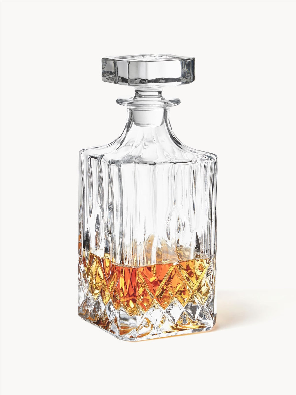 George Whisky Set with Embossed Pattern
