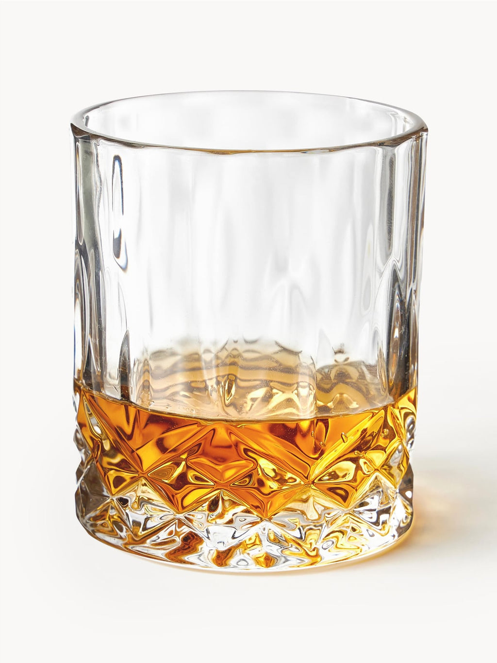 George Whisky Set with Embossed Pattern