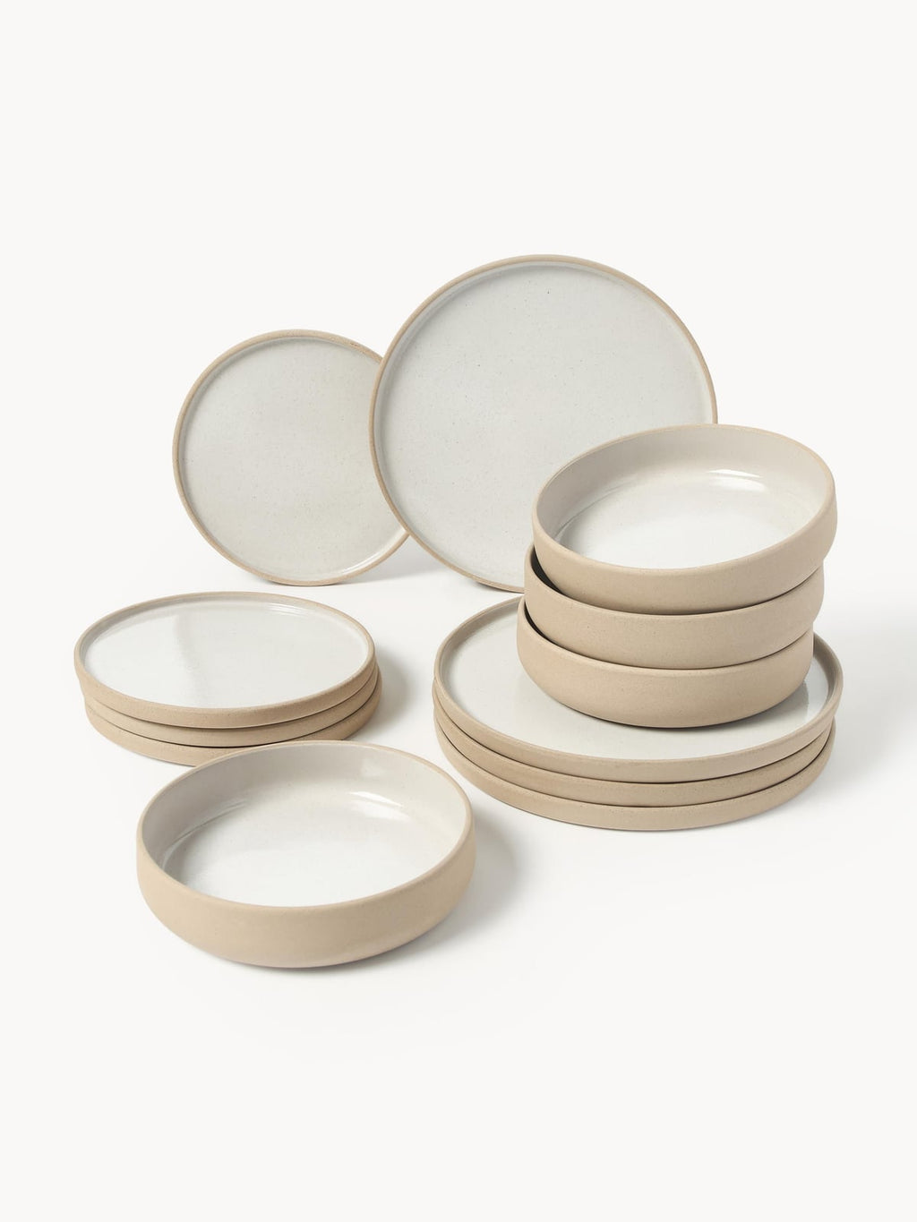Ginger Tableware Set, 4 People, Set of 12