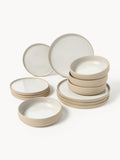 Ginger Tableware Set, 4 People, Set of 12