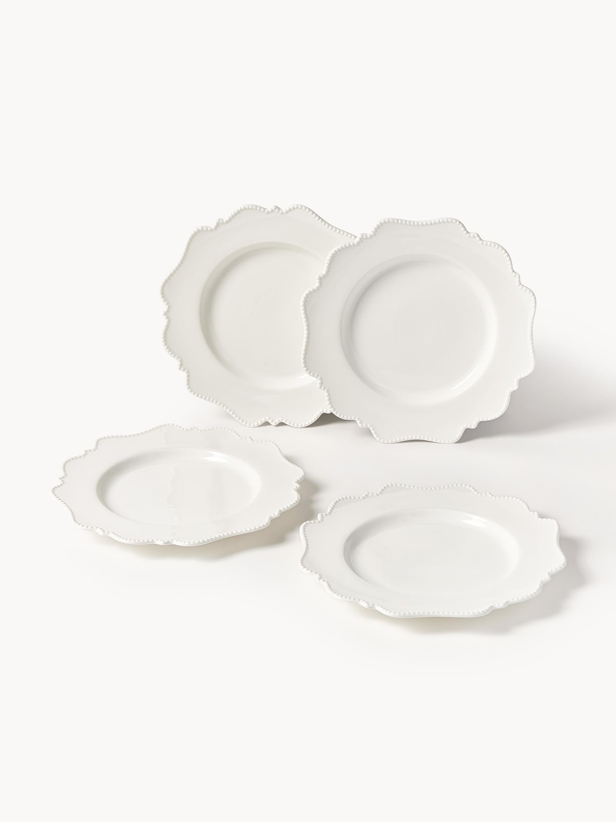 Grace Porcelain Tableware Set, 4 People, Set of 12