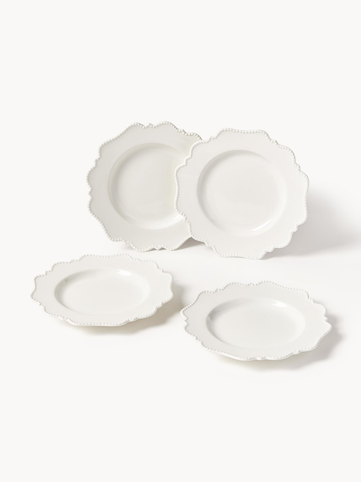 Grace Porcelain Tableware Set, 4 People, Set of 12