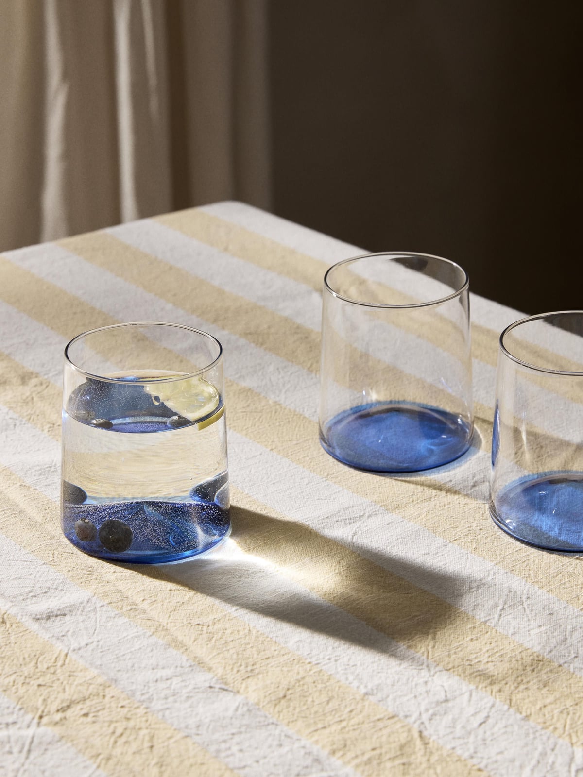 Hadley Mouth-Blown Borosilicate Tumblers, Set of 4