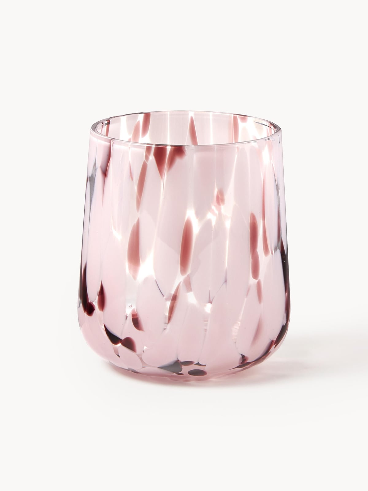Handmade Speckled Glass Tumblers Oakley, Set of 4