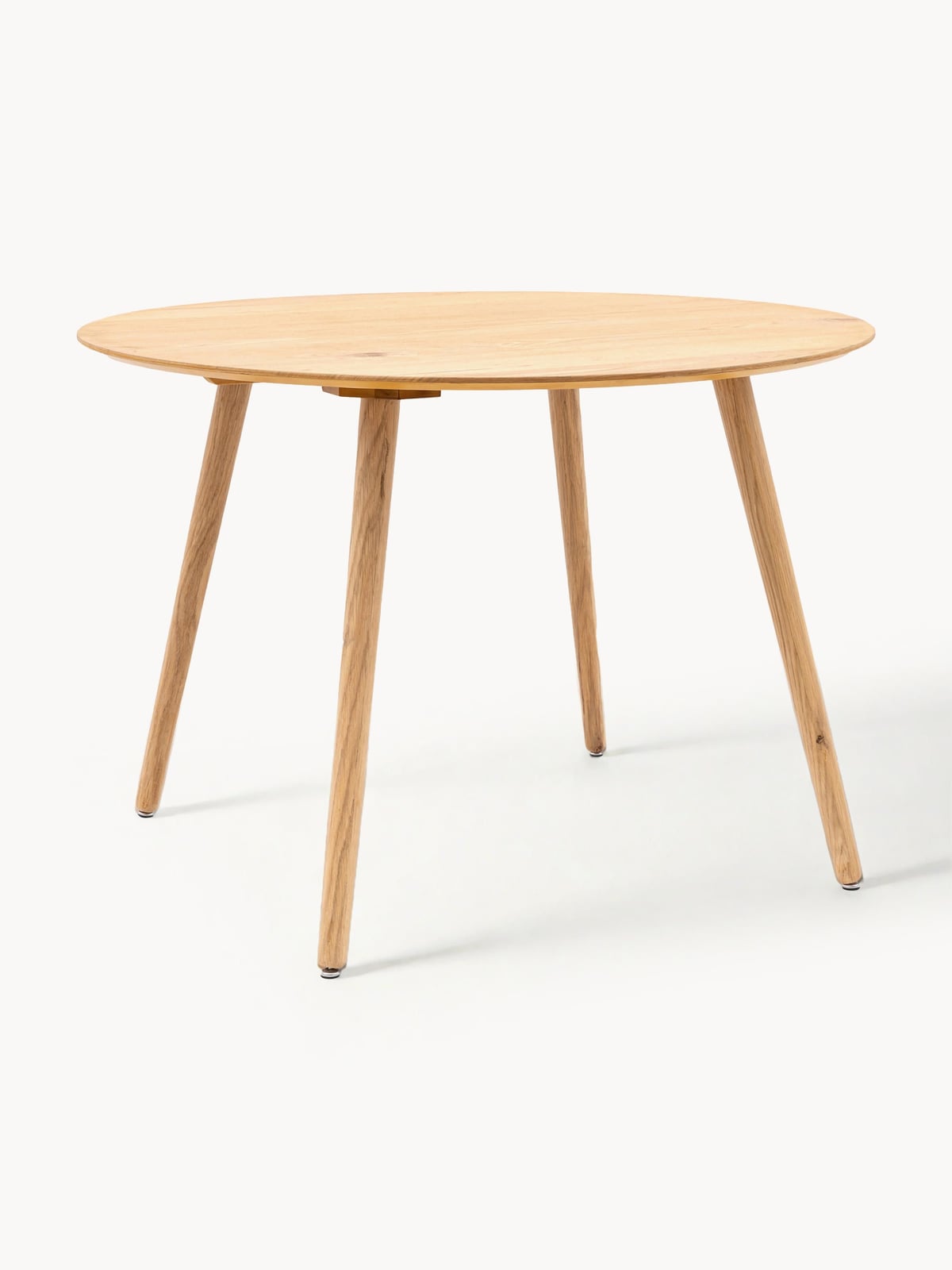 Hatfield Round Oak Wood Dining Table, Ø 110 cm