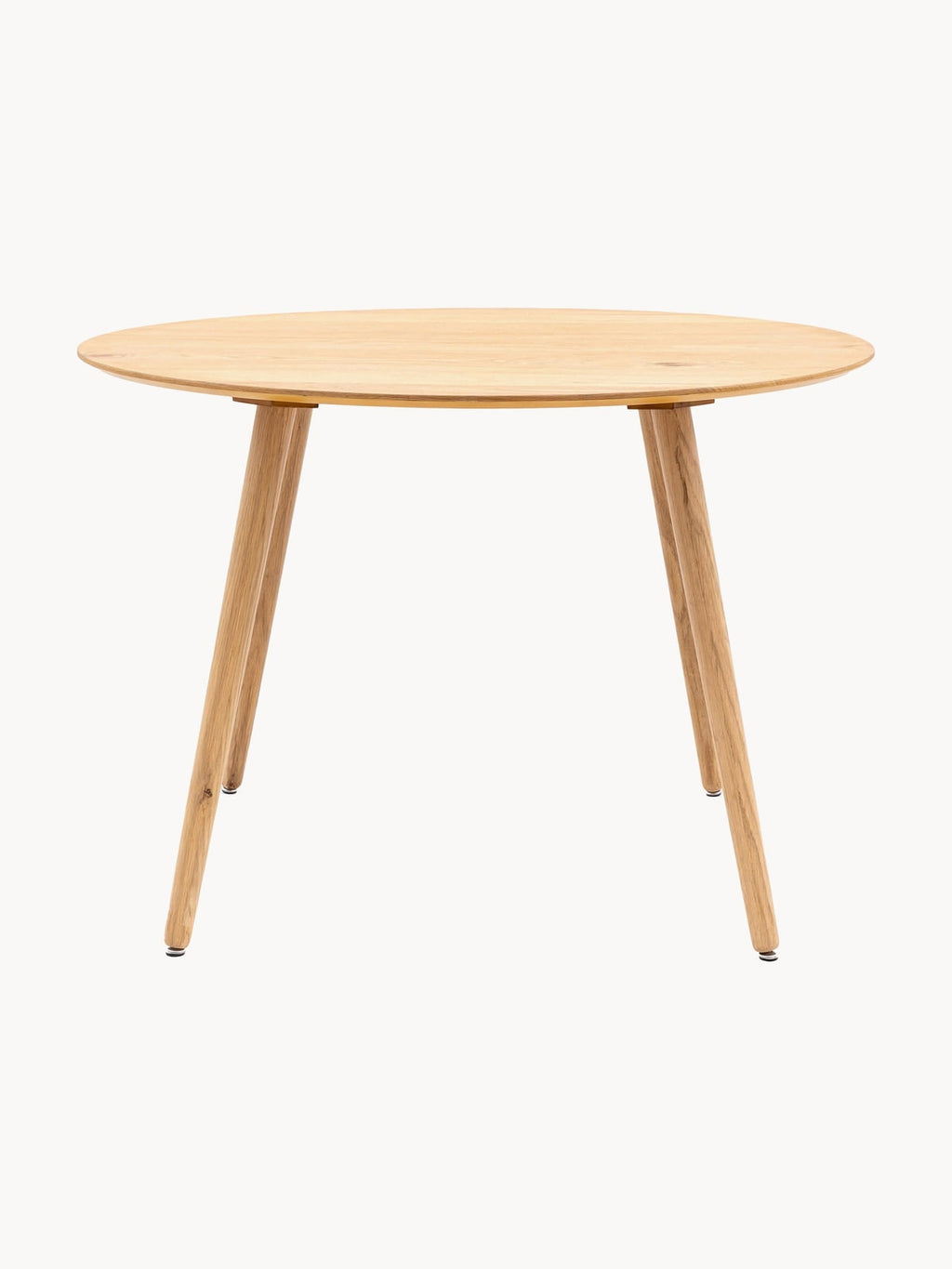 Hatfield Round Oak Wood Dining Table, Ø 110 cm