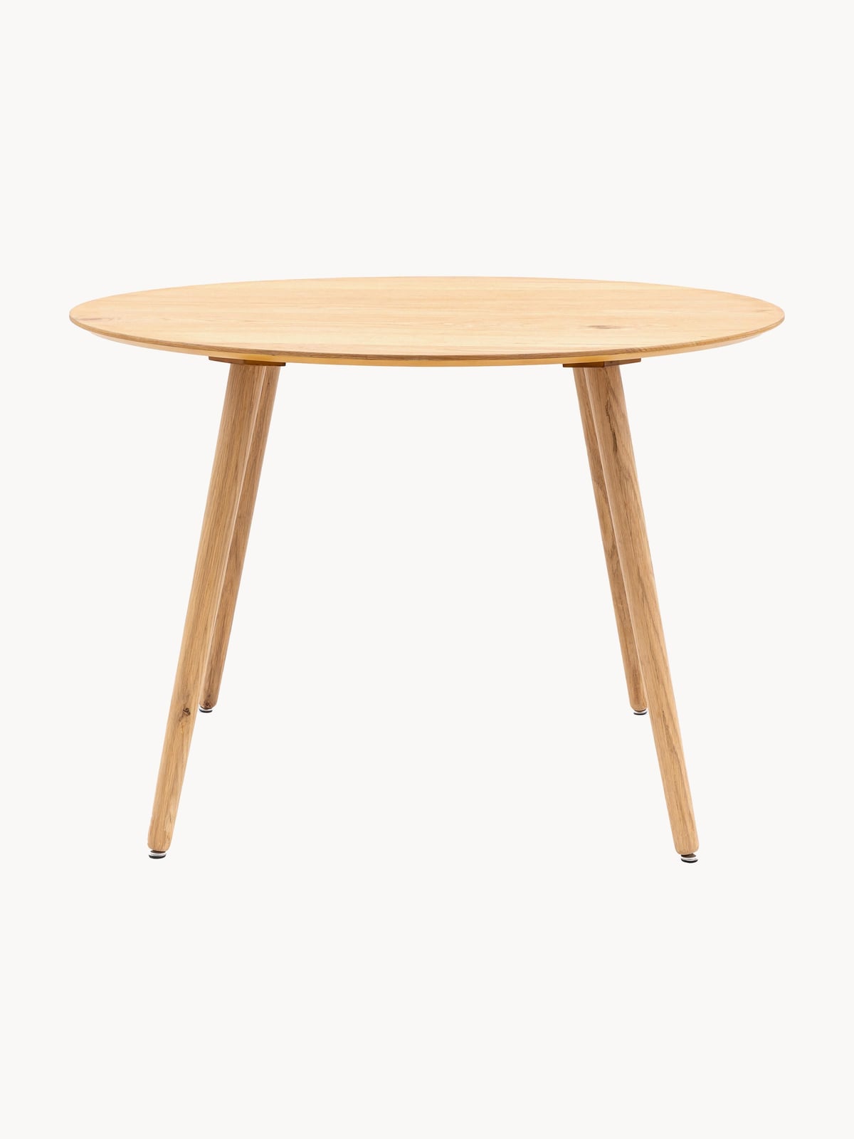 Hatfield Round Oak Wood Dining Table, Ø 110 cm
