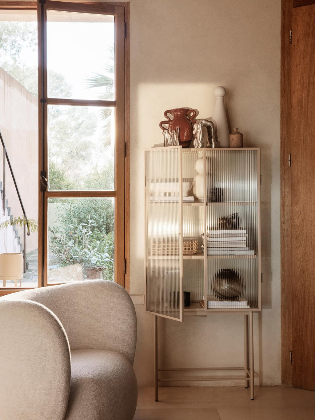 Haze Display Cabinet with Glass Doors
