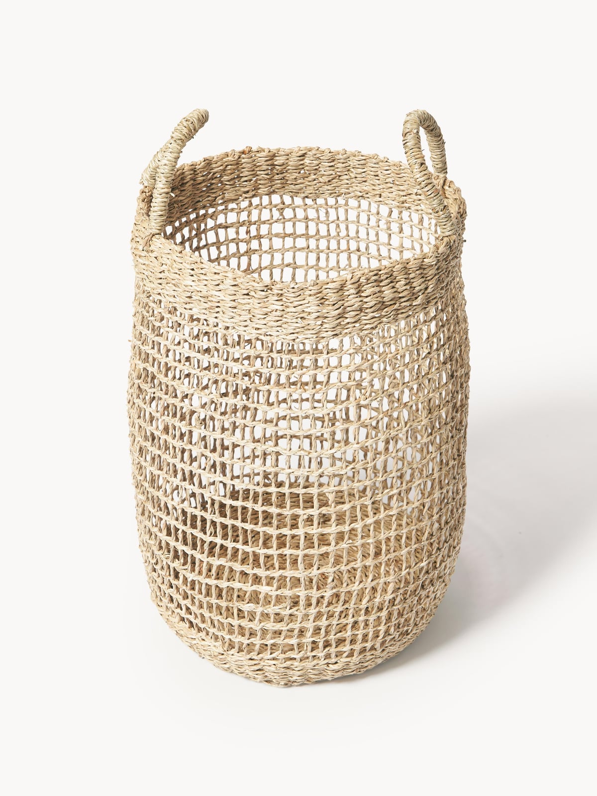 Ian Seagrass Storage Baskets, Set of 2