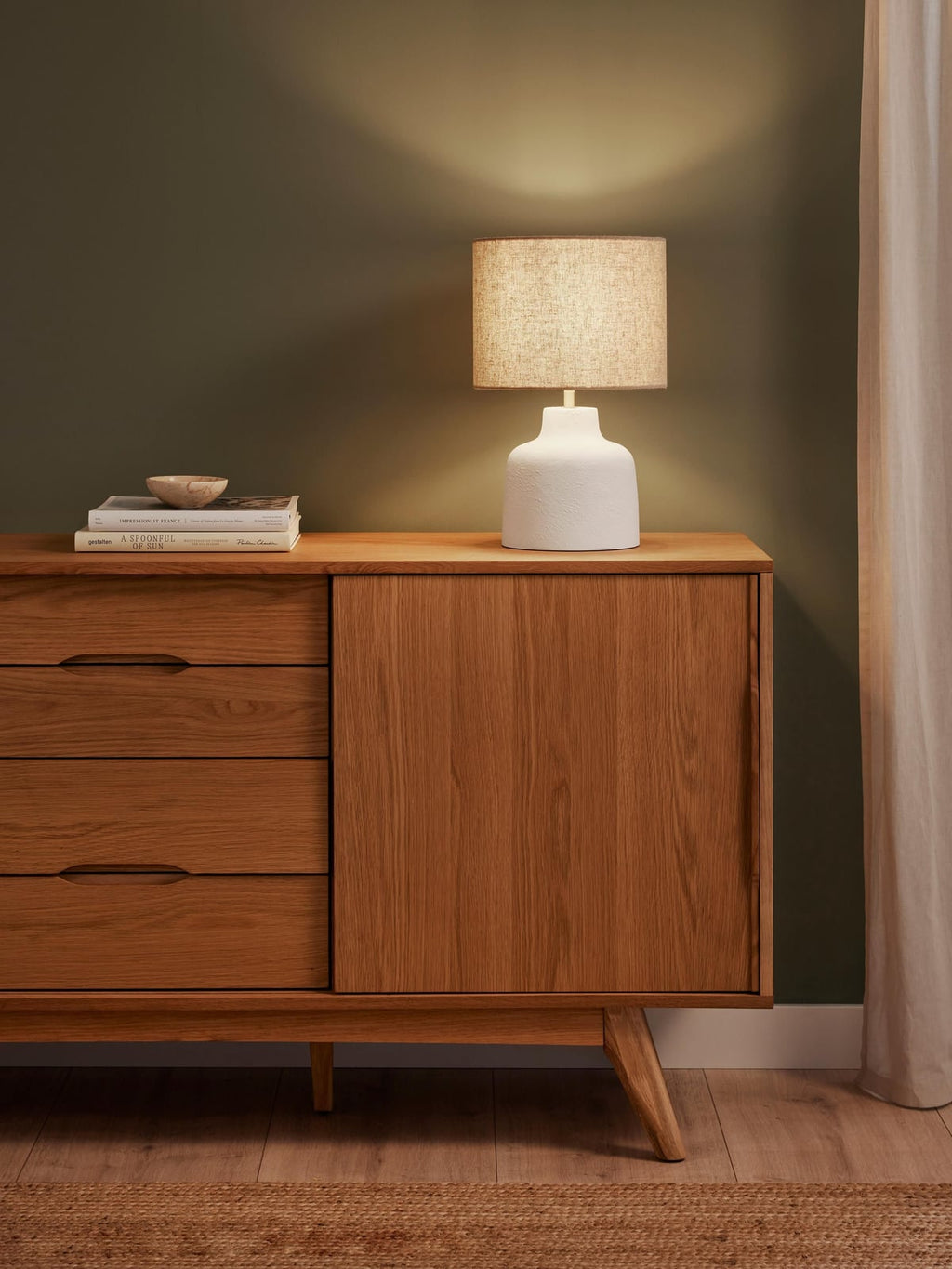 Ike Handmade Table Lamp with Concrete Base