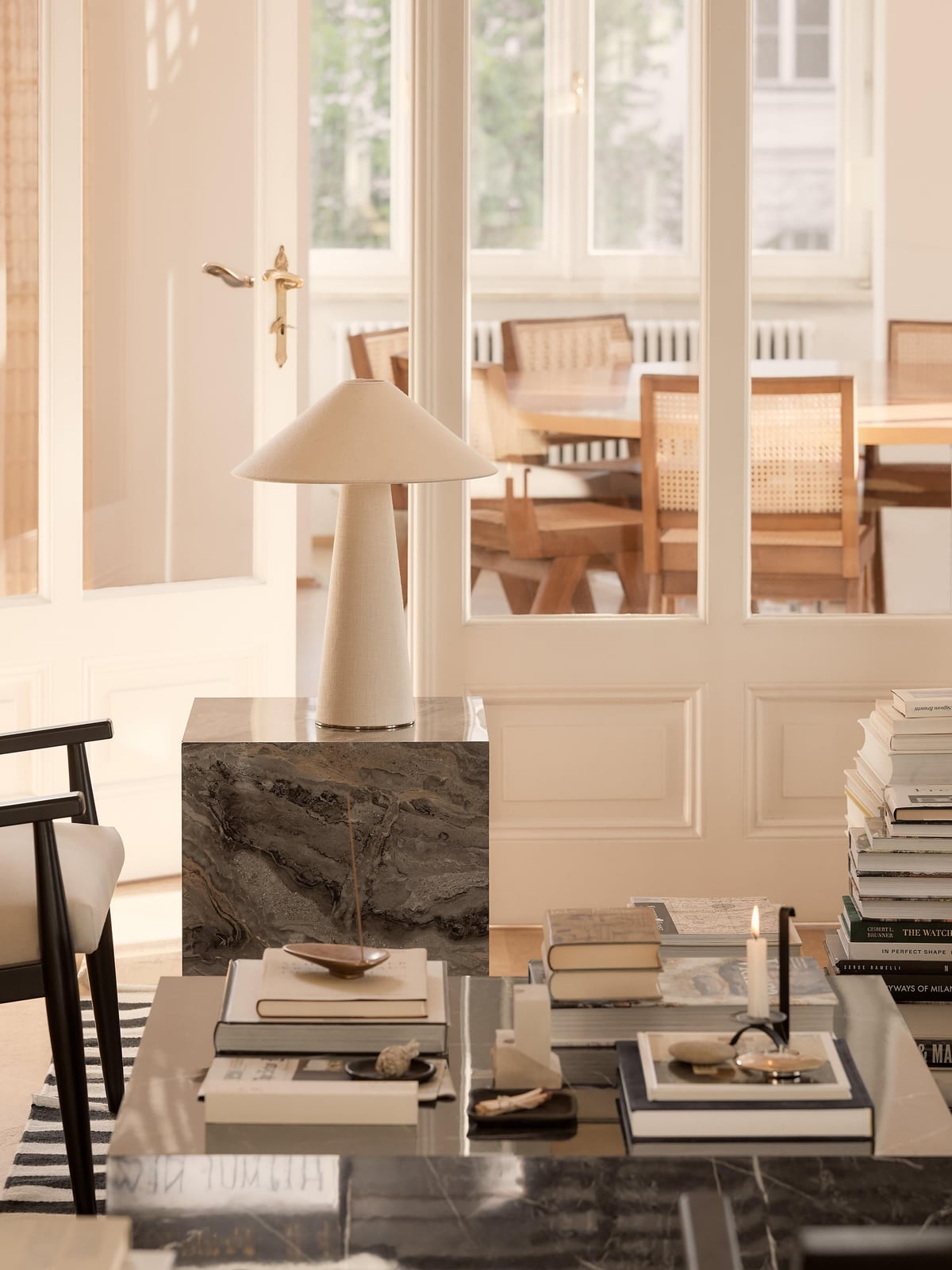 Ilena Large Linen Table Lamp