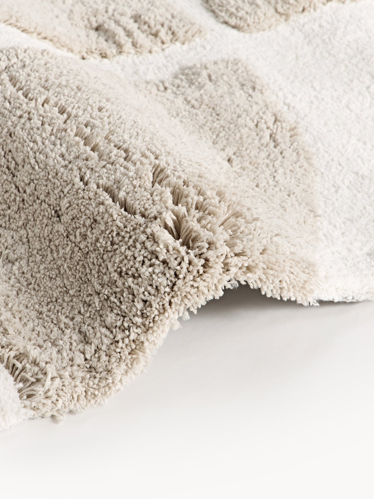Jade Fluffy High-Low Rug