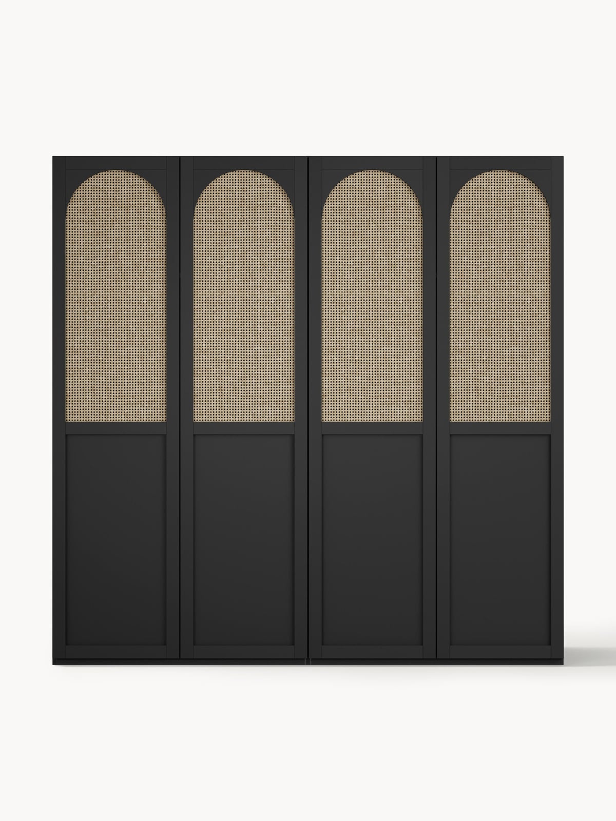 Jeanne Modular Hinged Door Wardrobe, 200 cm Wide, in various sizes