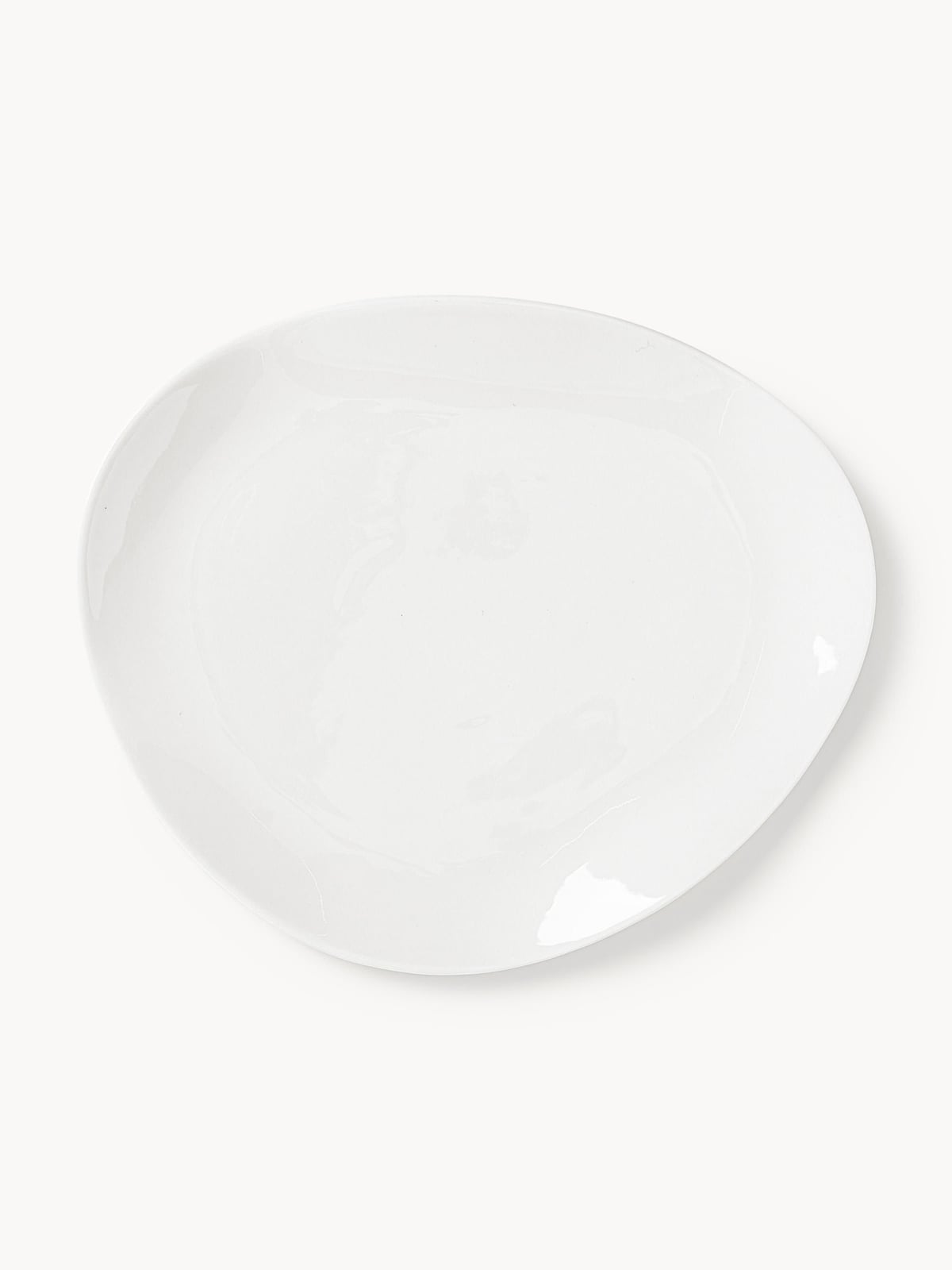 Joana Organic Shaped Porcelain Tableware Set, 4 people, Set of 12