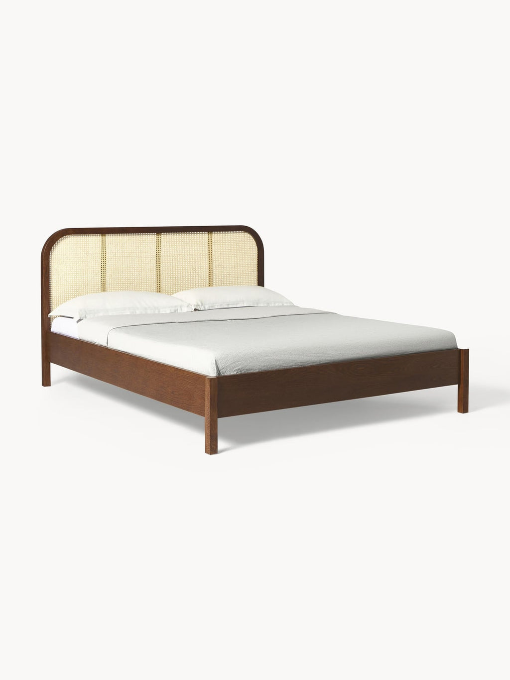 Jones Wooden Bed with Viennese Braid Headboard